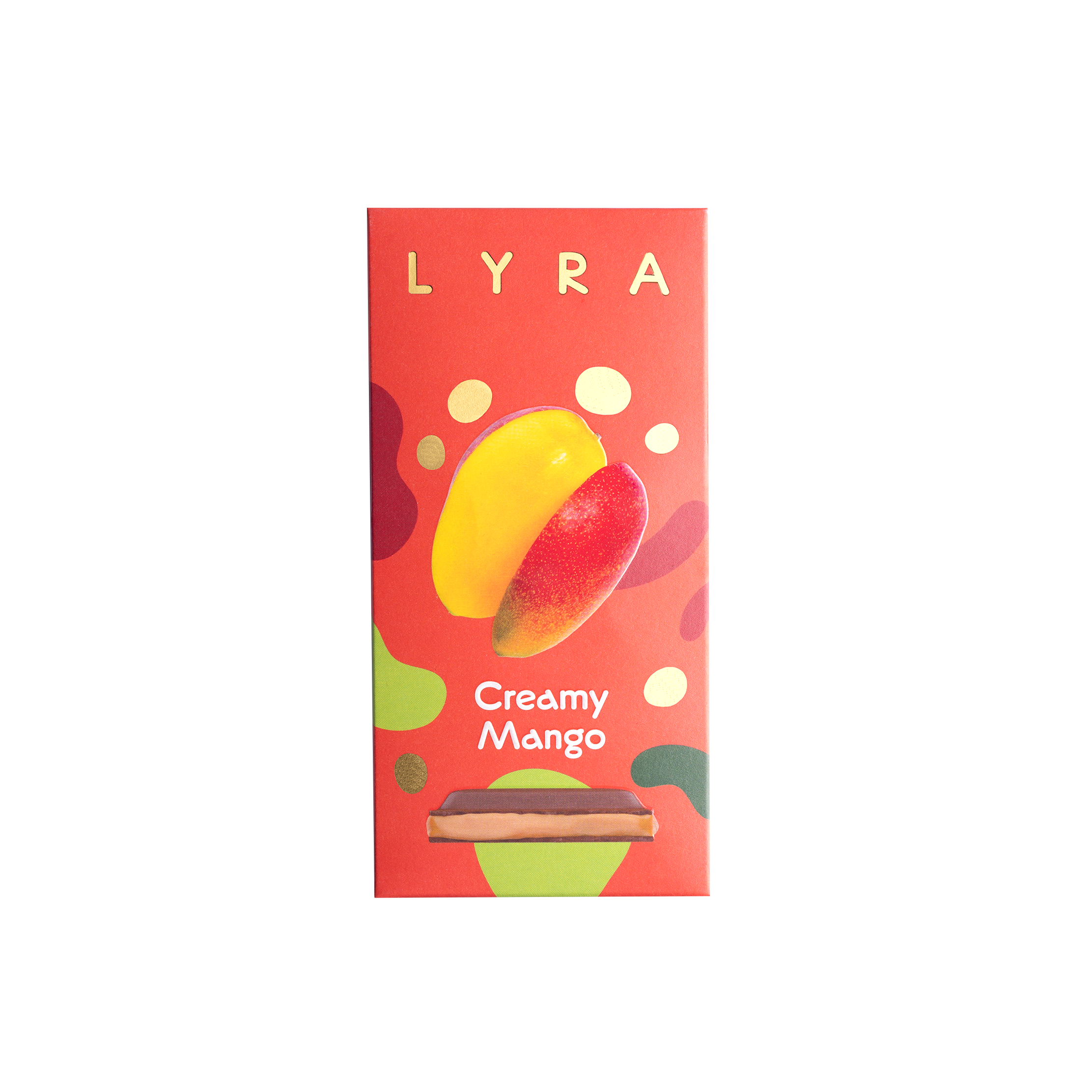 Creamy Mango - Mliečna čokoláda s mangovou náplňou 80g LYRA