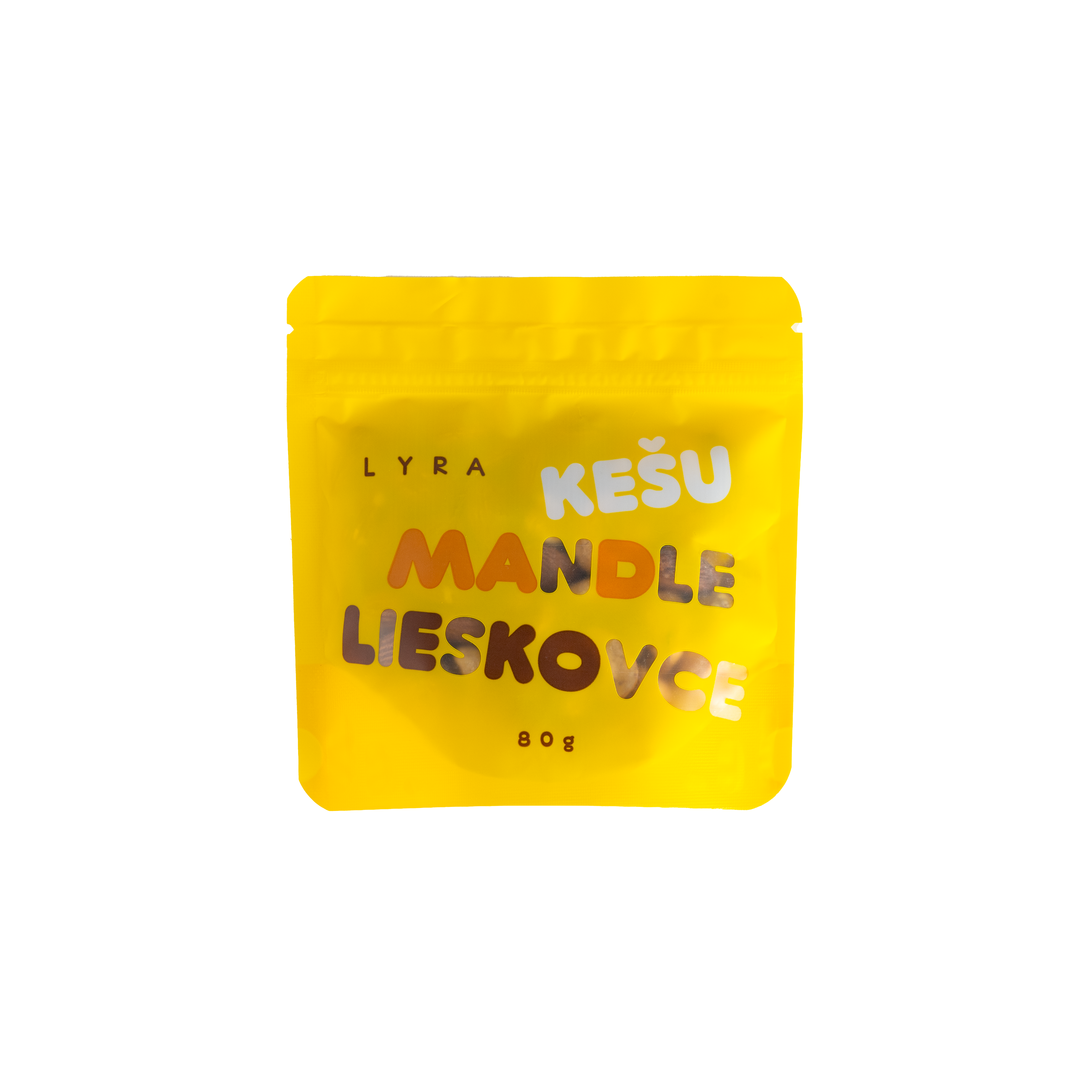 Kešu Mandle Lieskovce 80g LYRA