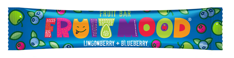 Tyčinka Fruit Mood Brusnica a Čučoriedka 20g Sergio