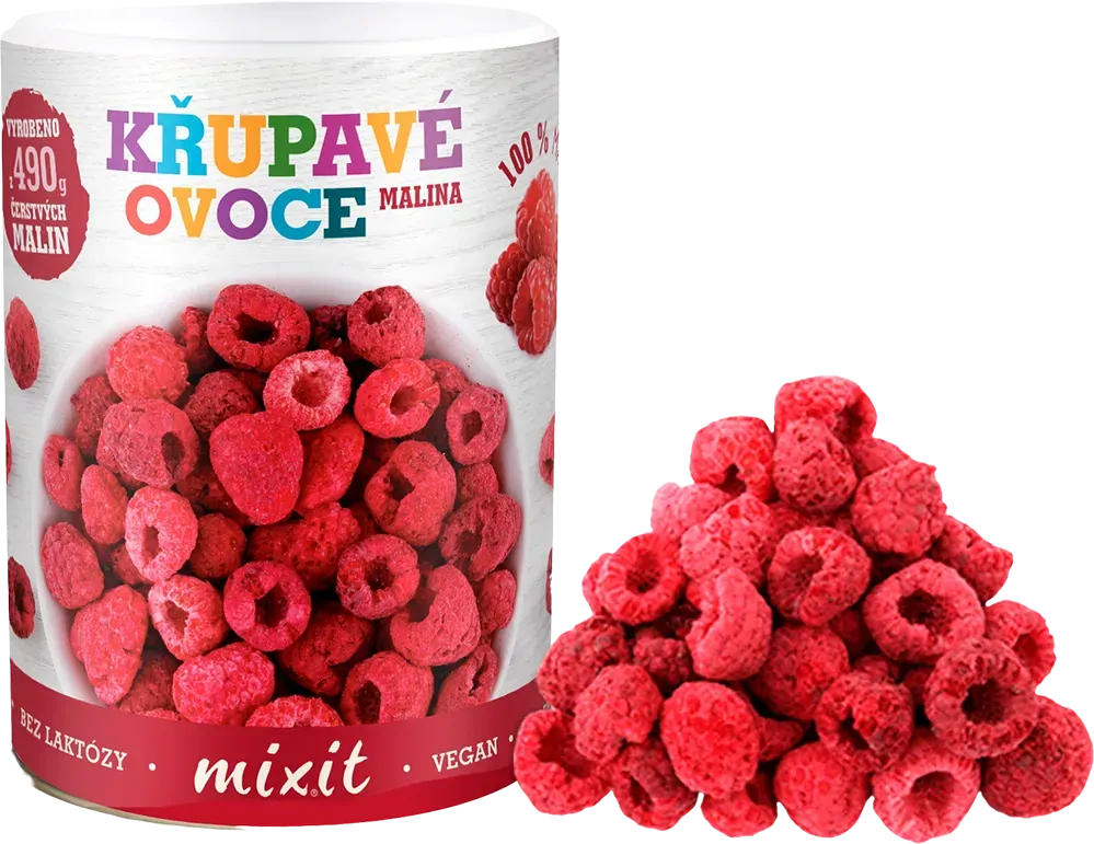 Chrumkavé ovocie - Malina 70g MIXIT