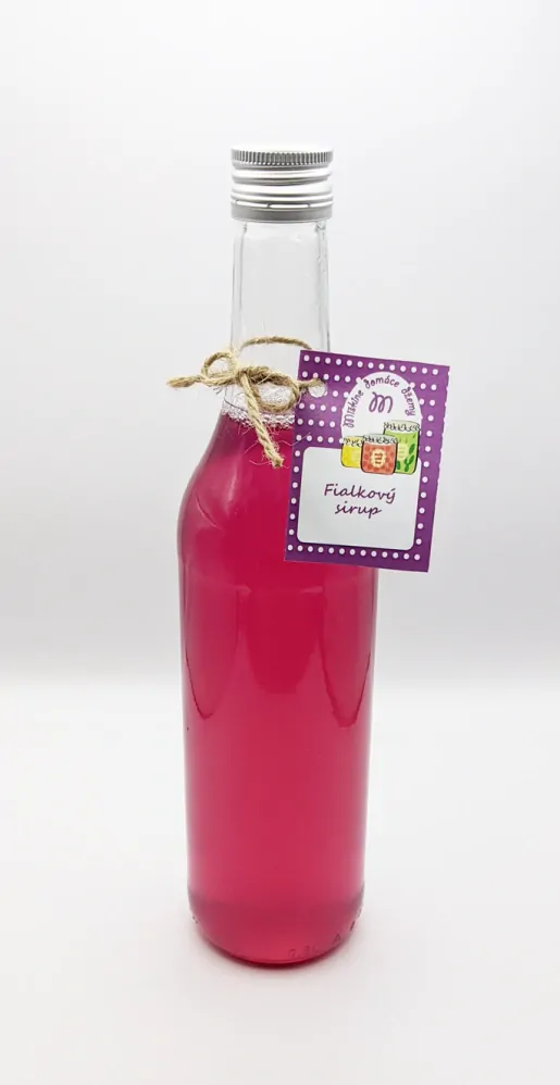 Fialkový sirup 500ml Miškine domáce produkty