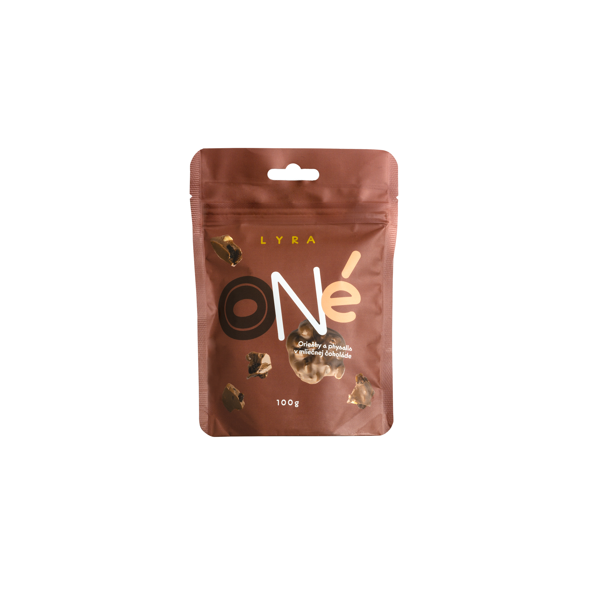 ONé - Oriešky a physalis v mliečnej čokoláde 100g LYRA