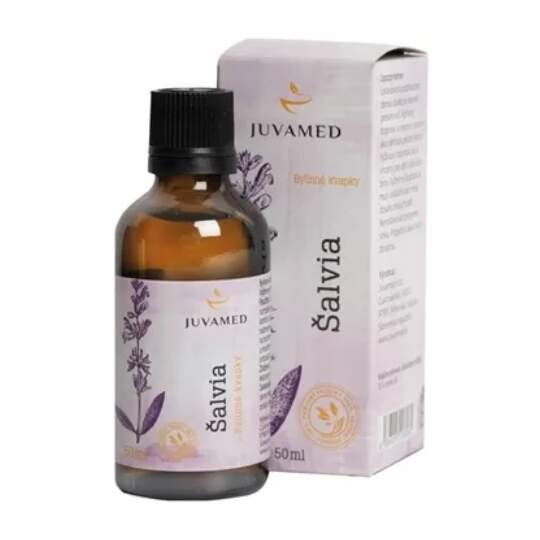 Bylinné kvapky Šalvia 50ml JUVAMED