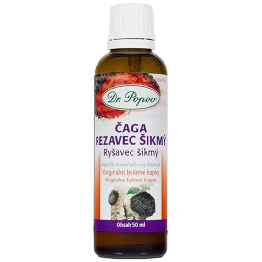 Tinktúra Čaga 50ml Dr.Popov