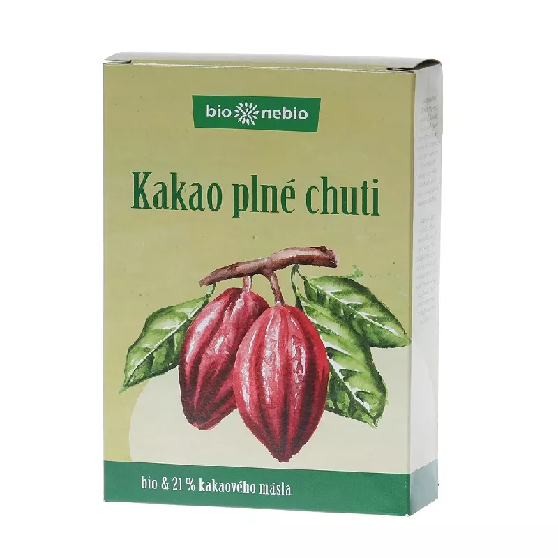 Bio Kakaový prášok (21% kakaového masla) 150g BioNebio