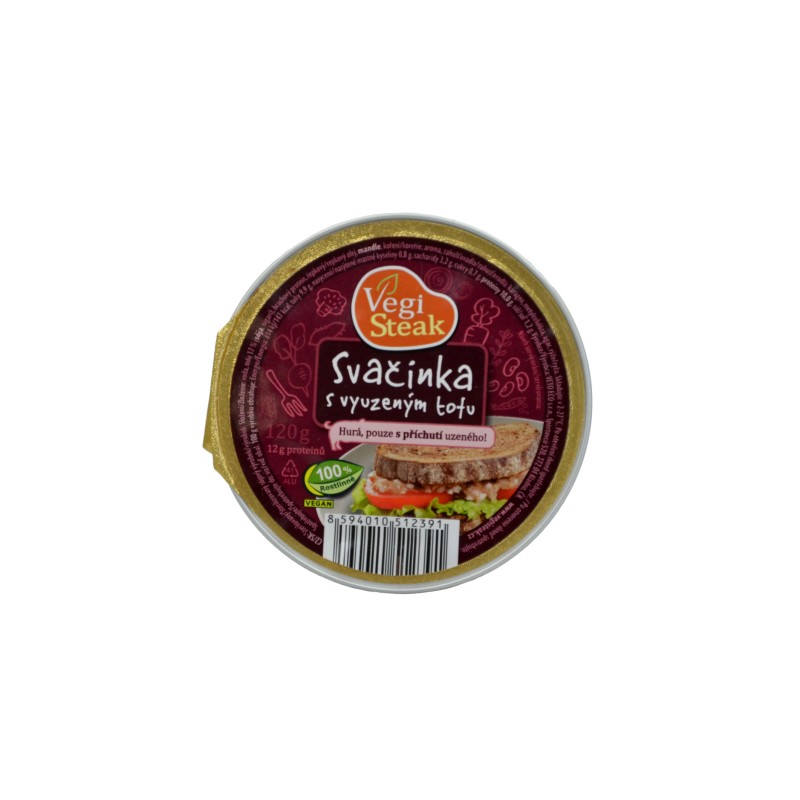 Svačinka s vyúdeným tofu 120g Veto