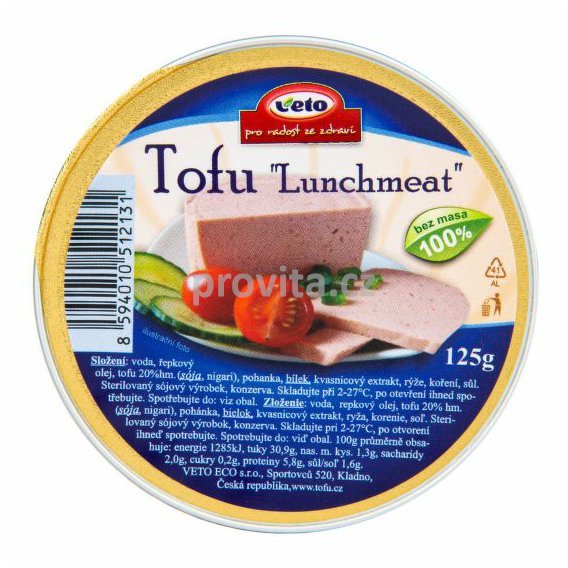 Tofu Lunchmeat 125g Veto