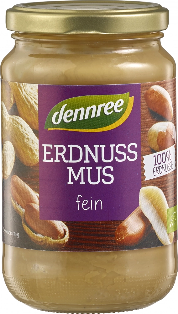 Krém arašídový jemný BIO 350g Dennree