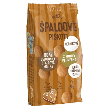 Piškóty špaldové perníkové 120g Hamánek