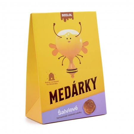 Medové cukríky so šalviou 70g Beelol