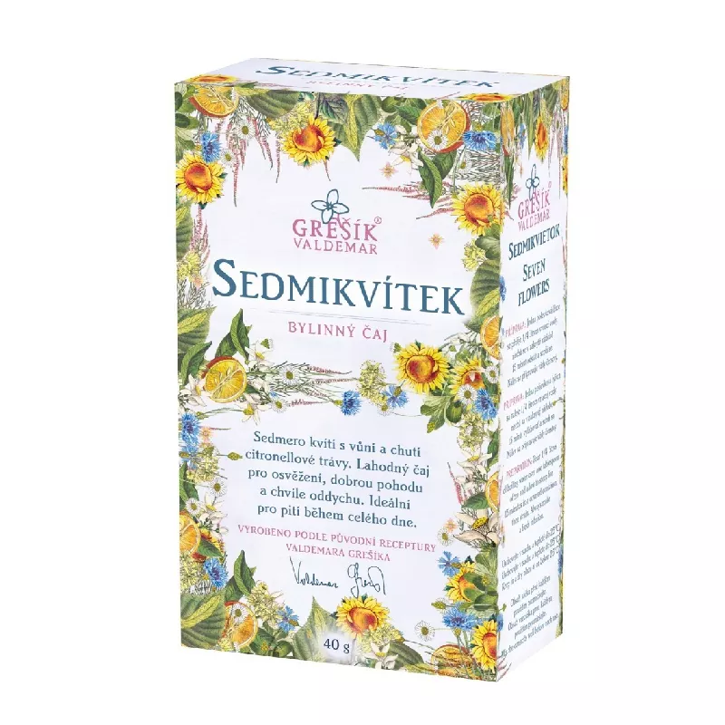 Bylinný čaj sypaný Sedmikvietok 40g Grešík