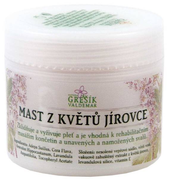 Pagaštanová masť 50ml Grešík