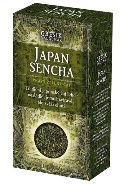 Japan Sencha zelený čaj 70g Grešík