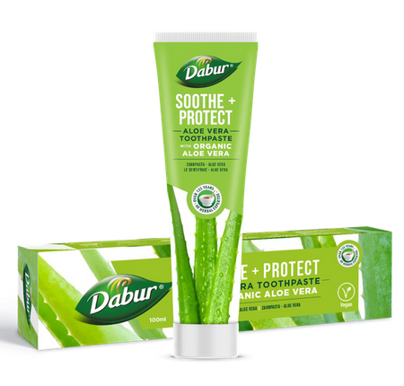 Bylinná zubná pasta, Aloe Vera 100ml Dabur