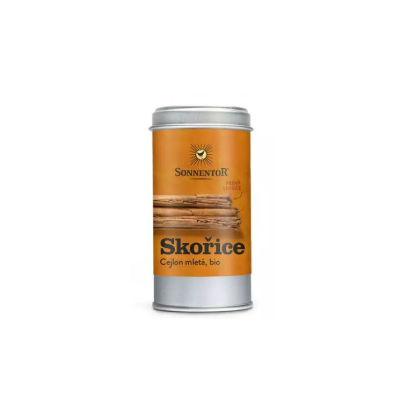 Škorica mletá Cejlon Dóza BIO 40g Sonnentor