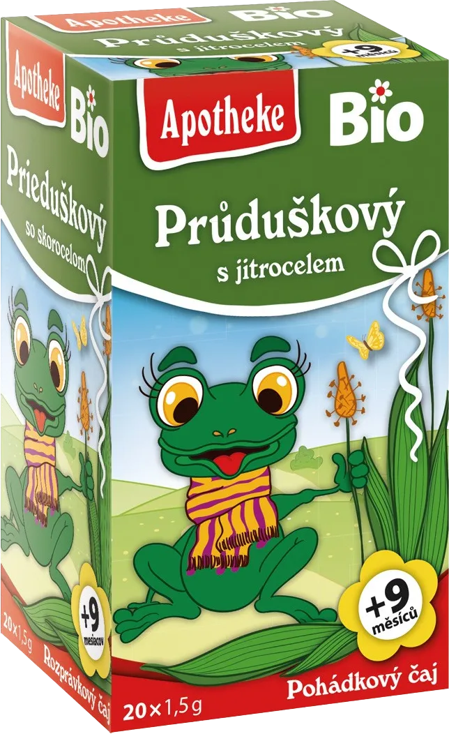 Bio detský prieduškový čaj so skorocelom 30g Apotheke
