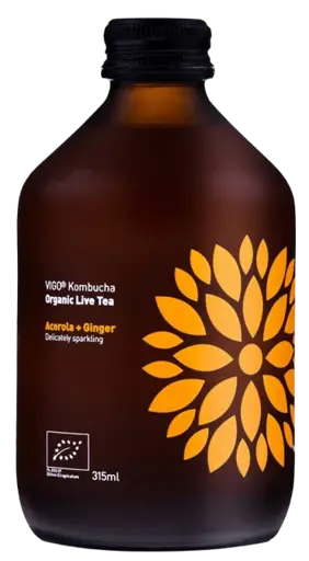Kombucha BIO Acerola + Zázvor 330ml Vigo
