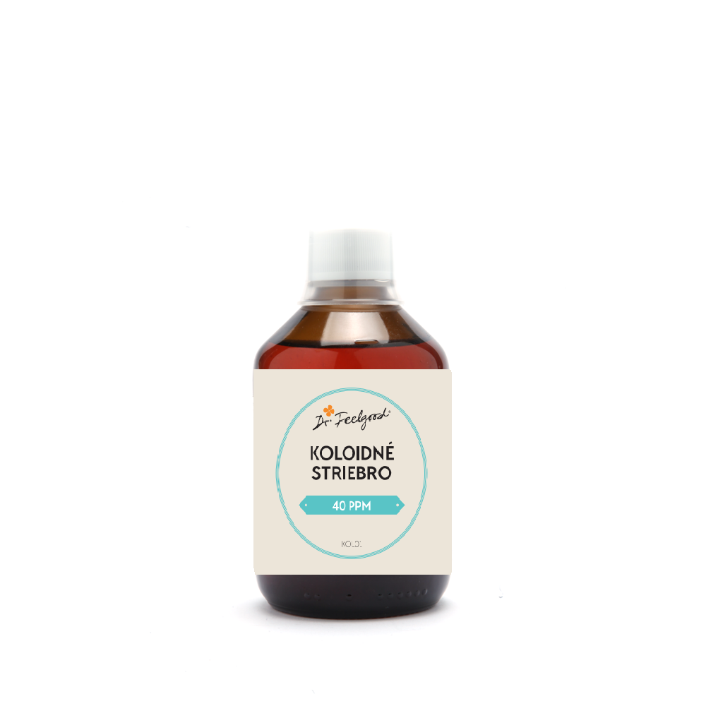 Koloidné striebro 40 ppm, 250ml Dr.Feelgood