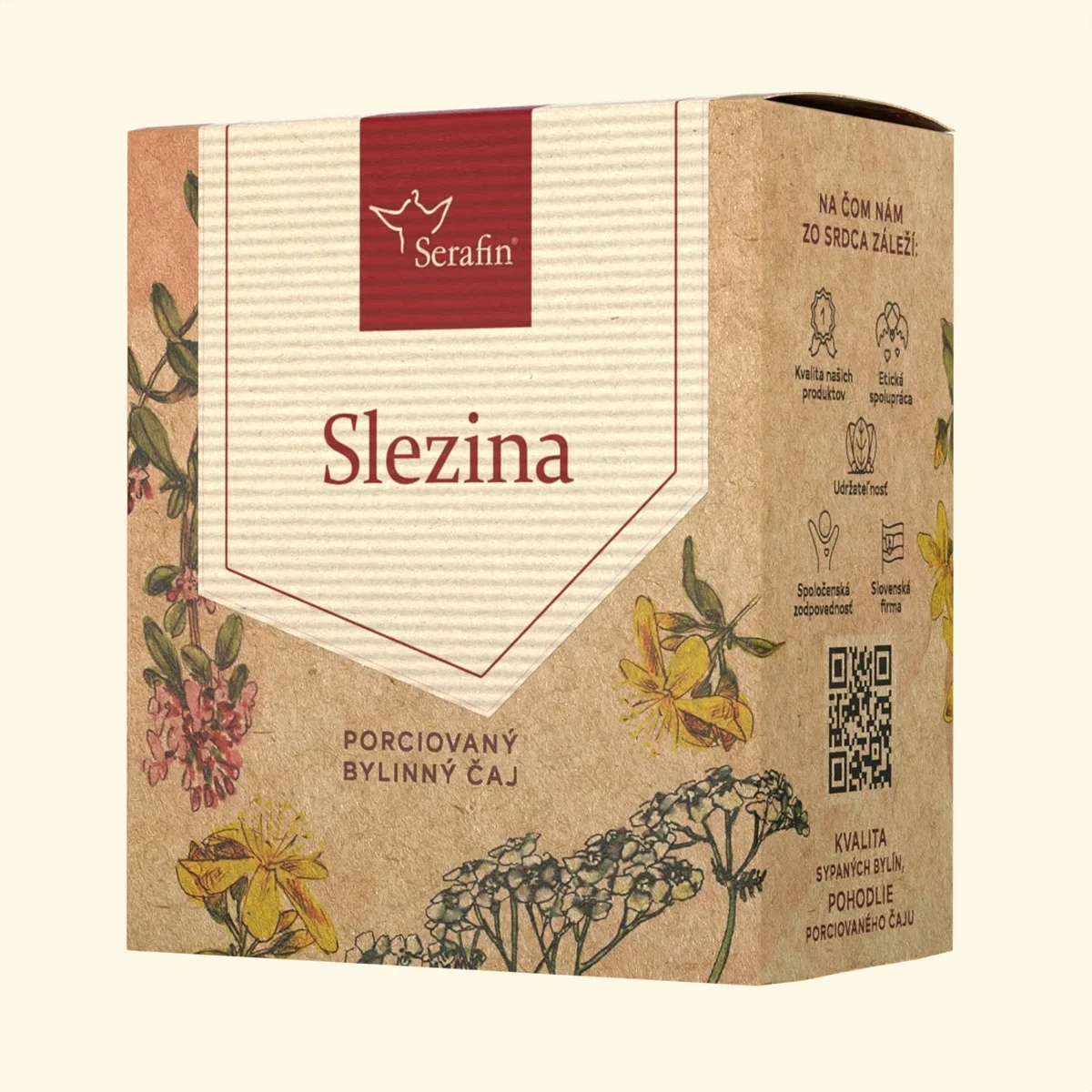 Slezina – porciovaný čaj 37,5g Serafin