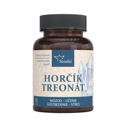 Horčík treonát - prírodné kapsuly 90ks Serafin