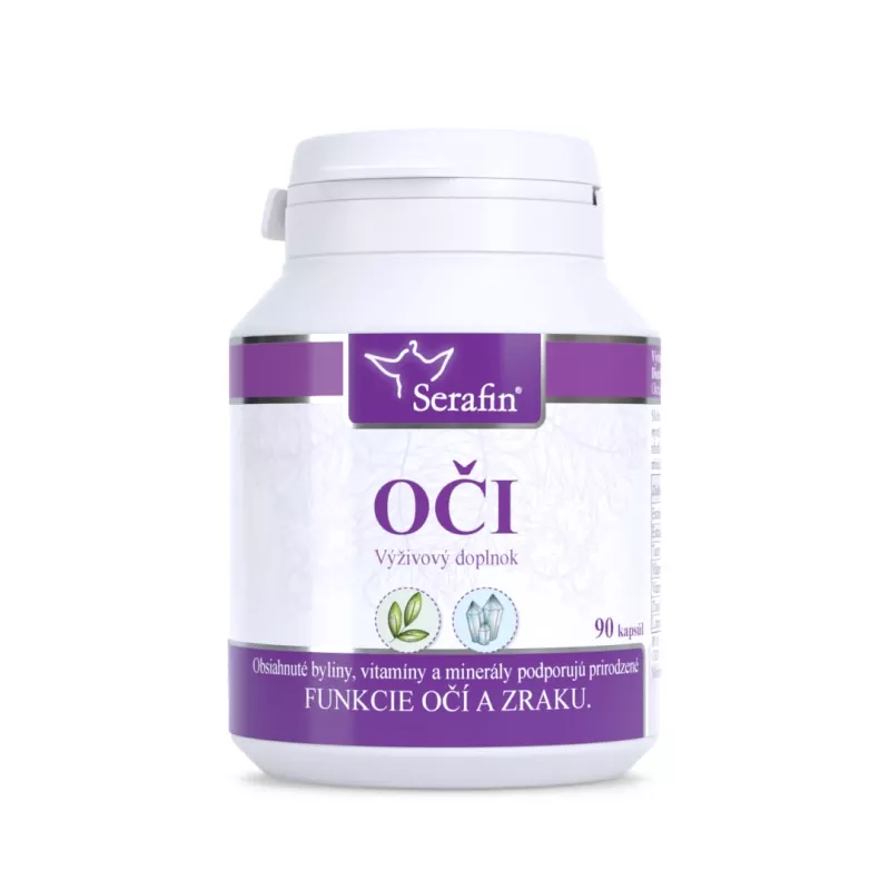 Oči - prírodné kapsuly 90ks Serafin