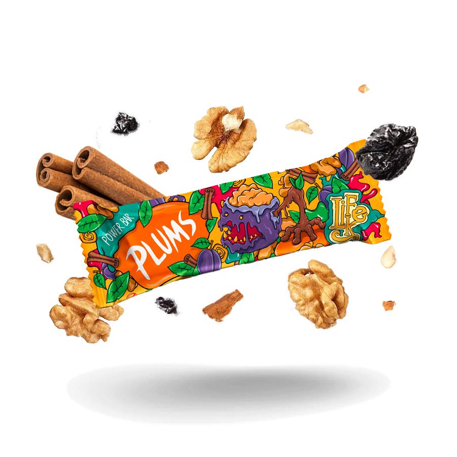 Energetická tyčinka Power Bar slivka 50g LifeLike
