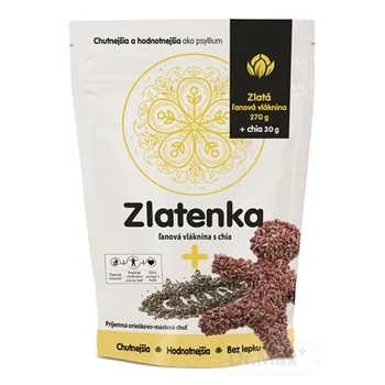 Zlatenka ľanová vláknina a chia 300g Zľatobyl