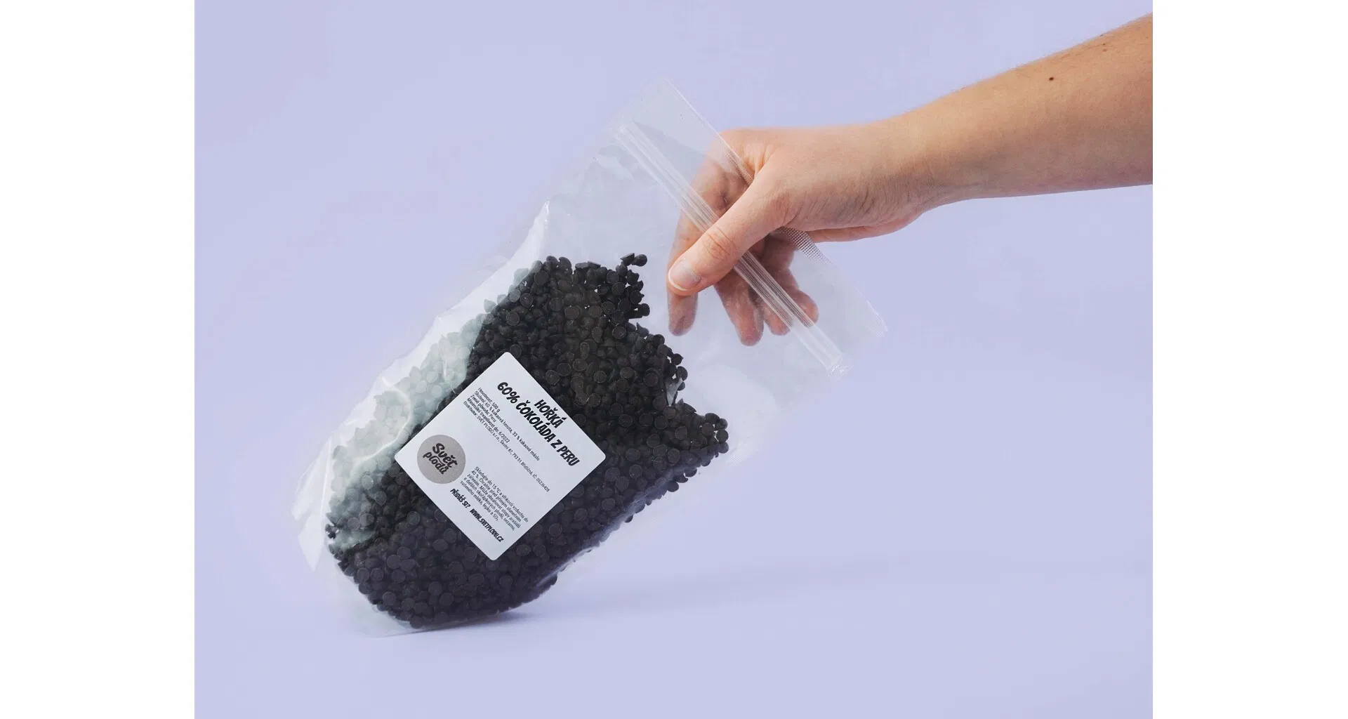 Horká 60% vegan čokoláda 500g Svet Plodov