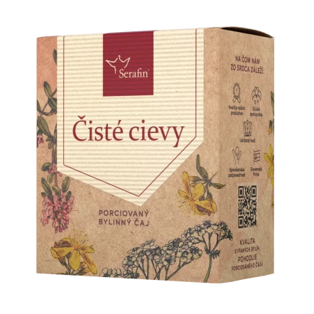 Čisté cievy – porciovaný čaj 37,5g Serafin