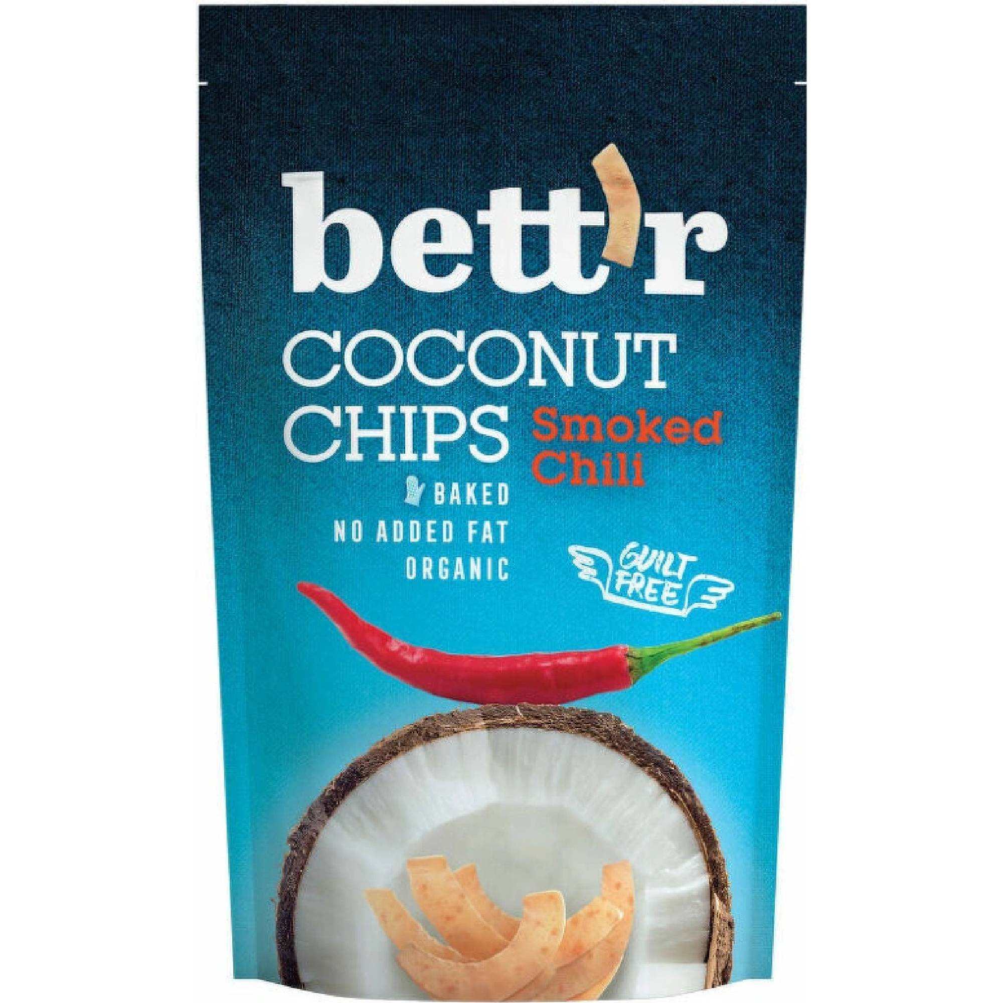 Chipsy kokosové s chilli BIO 70g BETT´R