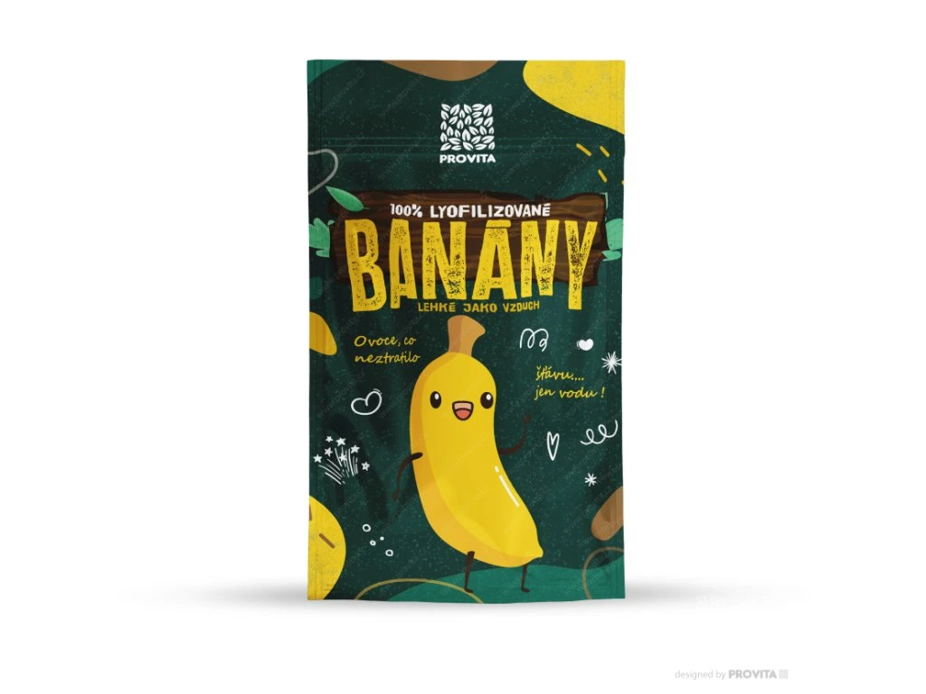 Ovocie lyofilizované - banán 30g PROVITA