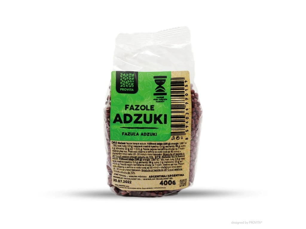 Adzuki fazuľa 400g Provita