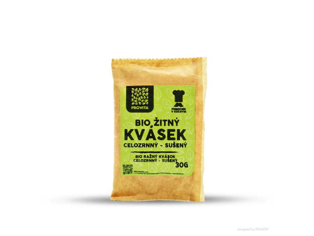 BIO ražný kvások celozrnný sušený 30g Provita
