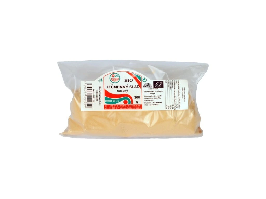 Slad jačmenný sušený BIO 300g Sunfood