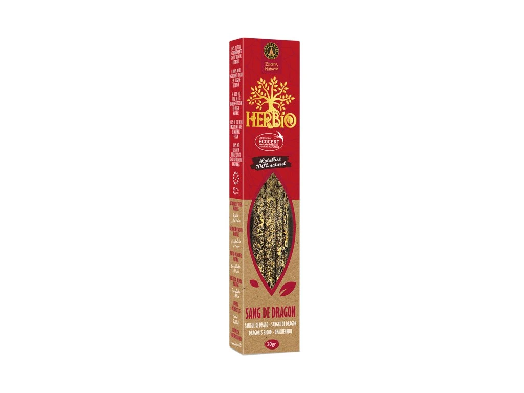 Vonné tyčinky Smudge Incense dračia krv 20g Ecocert Herbio