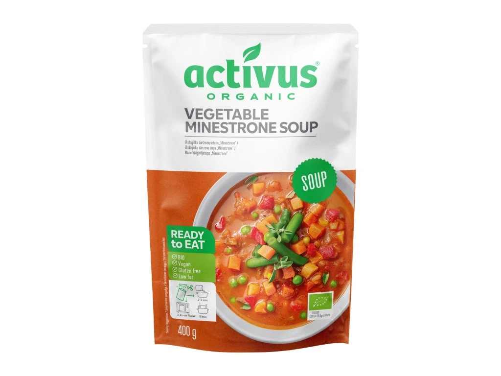 Zeleninová polievka minestrone, 400g Activus