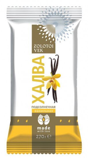 Chalva Klassik slnečnicová halva s jemnou vôňou vanilky 270g Zolotok Vek