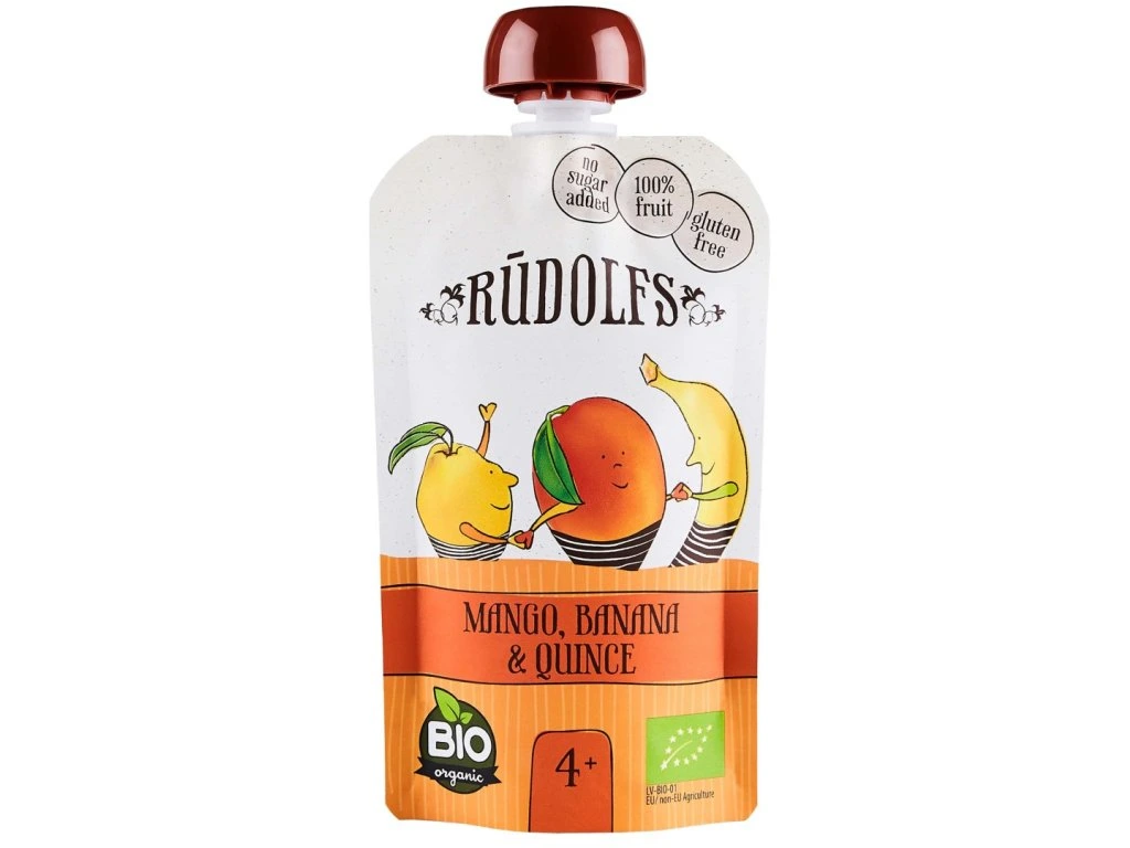 BIO vrecko Mango, banán a dule 110g Rudolfs