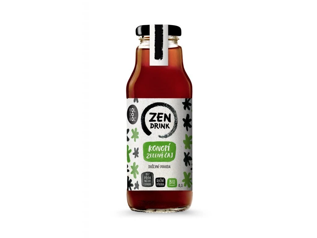 BIO konope a zelený čaj 300ml Koldokol