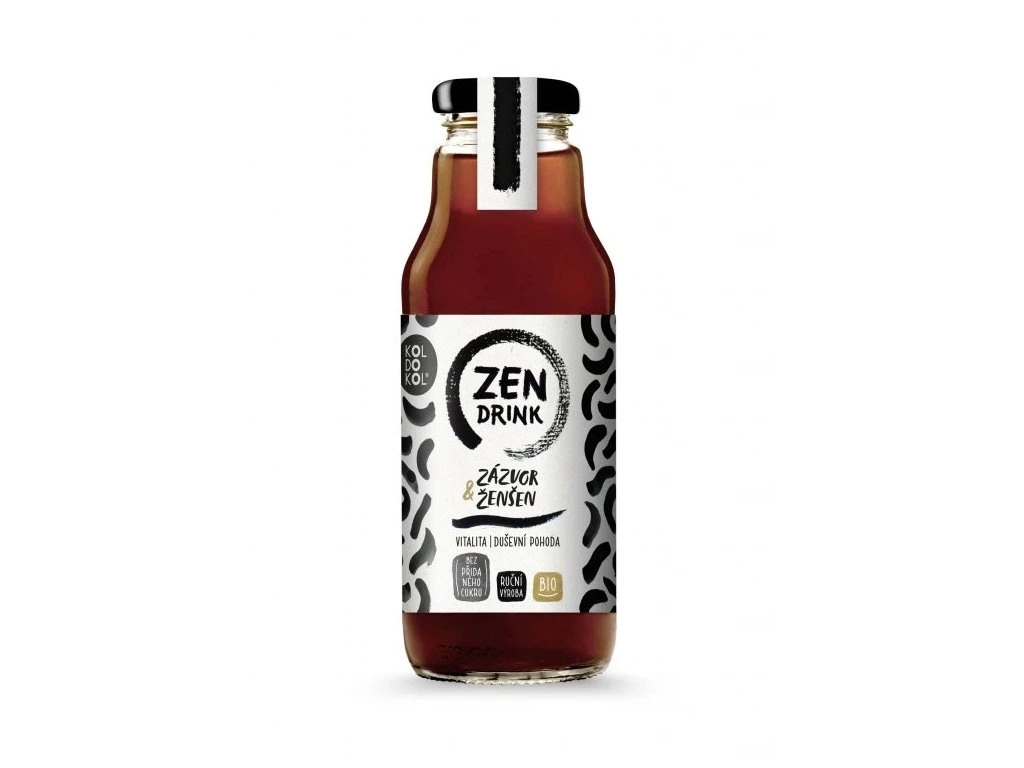 BIO ZEN zázvor a ženšen 300ml Koldokol