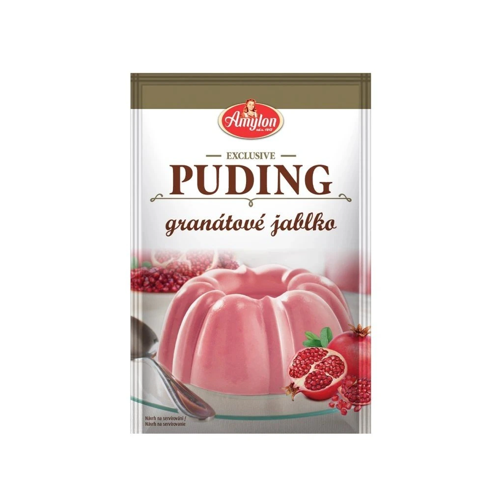 Puding granátové jablko Exclusive 40g Amylon