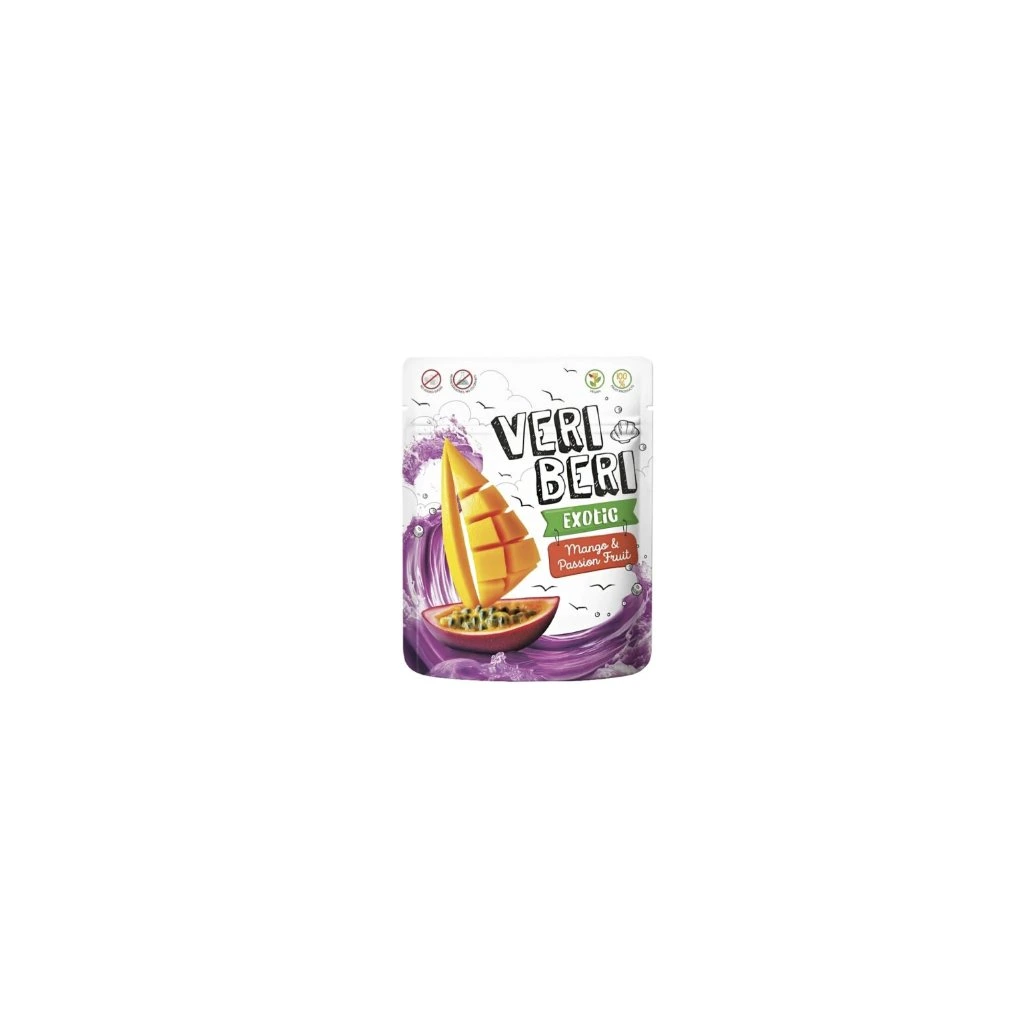 Ovocké plátky 100% mango a maracuja 50g Veri Beri