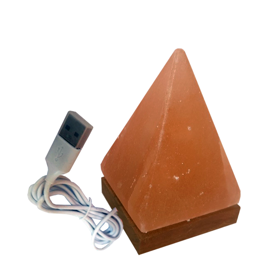 Soľná lampička USB - Pyramída Cereus
