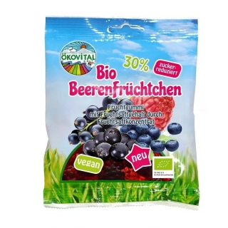 Cukríky želé lesné ovocie BIO vegan 80g ÖKOVITAL