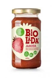 Bioláda Jahoda BIO bez cukru 230g