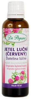 Bylinné kvapky ďatelina lúčna červená Dr. Popov50 ml