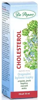 Bylinné kvapky Cholesterol 50ml Dr.Popov