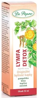 Bylinné kvapky Lymfa detox 50ml Dr.POpov