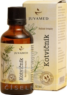Bylinné kvapky Kotvičník 50ml JUVAMED