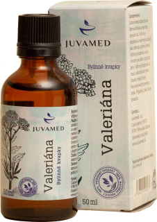 Bylinné kvapky Valeriána 50ml JUVAMED